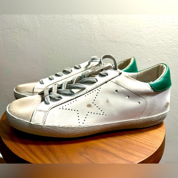 Golden Goose Shoes - Golden Goose Leather Superstar Sneakers